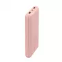 BELKIN Power bank 20k USB-A και USB-C 15 W ροζ