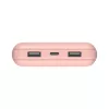 BELKIN Power bank 20k USB-A και USB-C 15 W ροζ