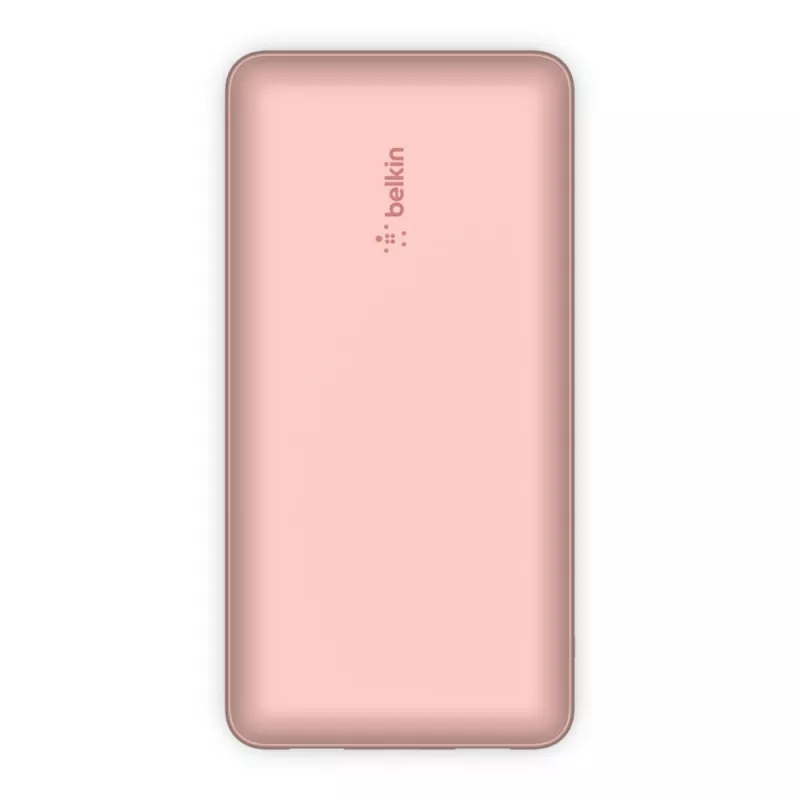 BELKIN Power bank 20k USB-A και USB-C 15 W ροζ