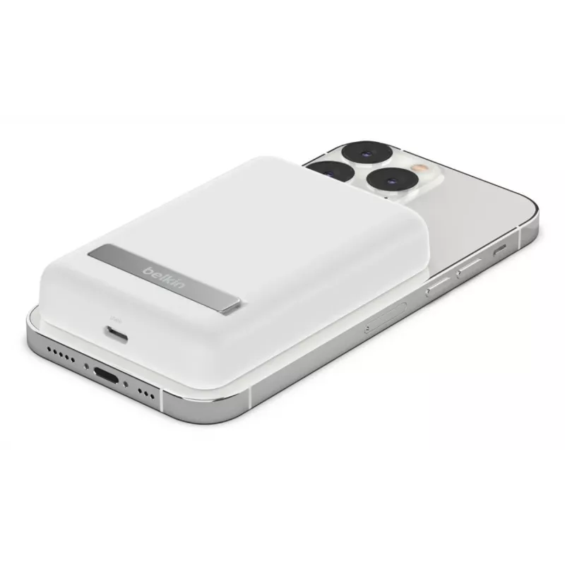 BELKIN Μαγνητικό ασύρματο power bank 5000mAh λευκό