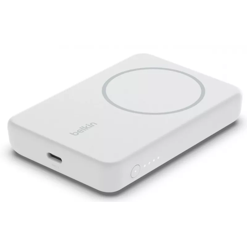 BELKIN Μαγνητικό ασύρματο power bank 5000mAh λευκό