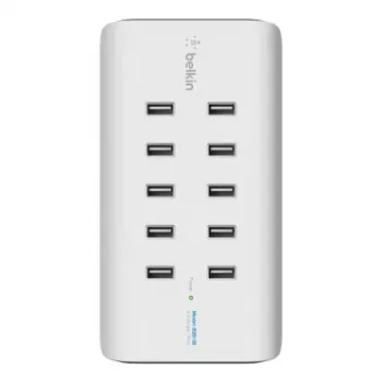 Φορτιστής εσωτερικού χώρου Belkin Rockstar Universal λευκό AC