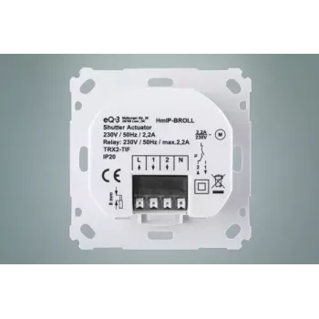 Πομποδέκτης Homematic IP HmIP-BROLL λευκό