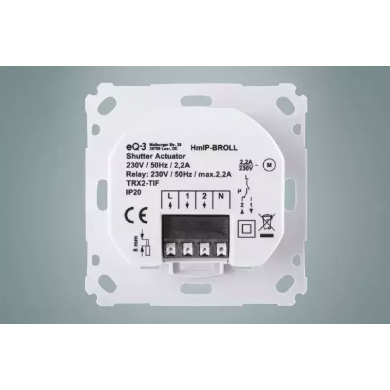 Πομποδέκτης Homematic IP HmIP-BROLL λευκό