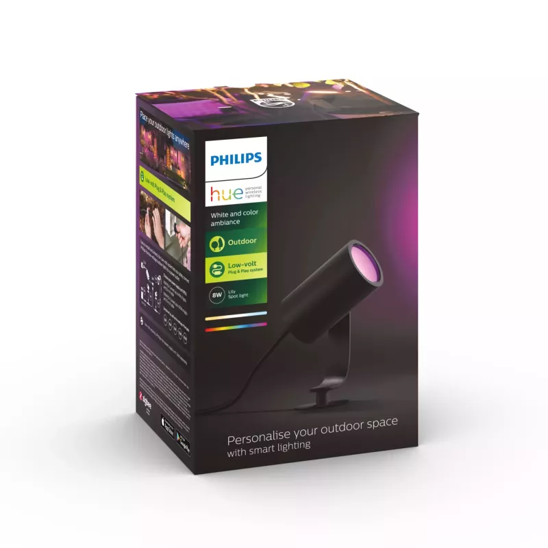 Philips Hue White and Colour Ambiance Lily Εξωτερικός Προβολέας