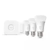 Philips Hue White Starterkit: 3 E27 Smart Λάμπες (1100) + Διακόπτης Dimmer