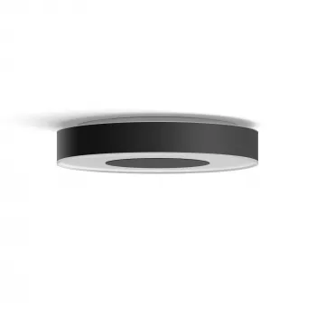 Έξυπνο φωτιστικό οροφής Philips Hue Infuse large μαύρο – White and Color Ambiance, Bluetooth, Ø425×86 mm, 50–60 Hz