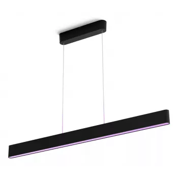 Έξυπνο φωτιστικό οροφής Philips Hue Ensis μαύρο Bluetooth – κρεμαστό φωτιστικό, 220–240 V, 1299×90×40 mm