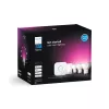 Philips Hue White and Colour Ambience Starter-Kit: 3 GU10 Smart-Spots + διακόπτης dimmer
