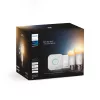 Philips Hue White Ambiance Starter-Set: 2 E27 Smart-λαμπτήρες (1100) + διακόπτης dimmer