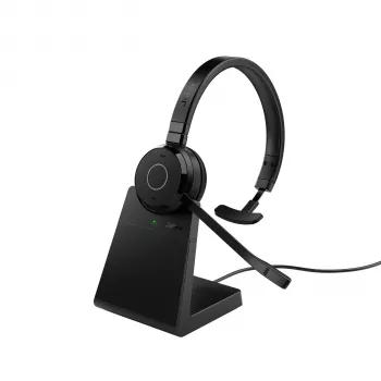Jabra Evolve 65 TE - Link390a UC Mono (με βάση στήριξης)