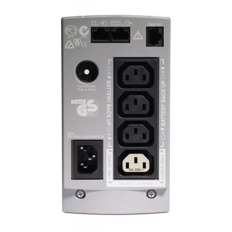 APC Back-UPS BK650EI – 650VA, 4x C13-Έξοδος, USB