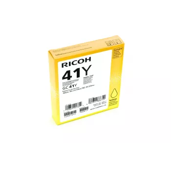 Ricoh 405764 Μελανοδοχείο 1 τεμ. Γνήσιο Κανονικής Απόδοσης Κίτρινο