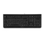 CHERRY KC 1000 Πληκτρολόγιο Universal USB AZERTY Βελγικό Μαύρο