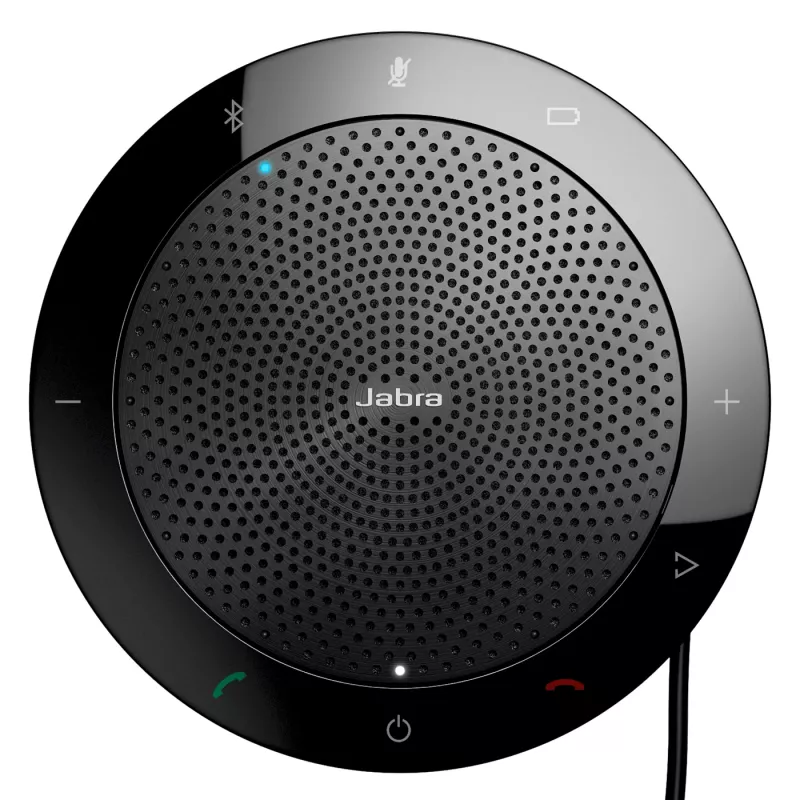 Jabra Speak 510+ UC, Universal, Μαύρο, 100 m, Πλήκτρα, Omnidirectional, USB/Bluetooth