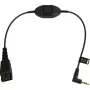 Καλώδιο Ήχου Jabra 8800-00-55 0,3 m QD 2,5-mm Jack Μαύρο