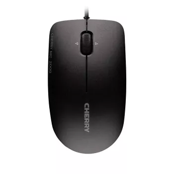 CHERRY MC 2000 Ενσύρματο Ποντίκι με Τροχό Κλίσης, Μαύρο, USB
