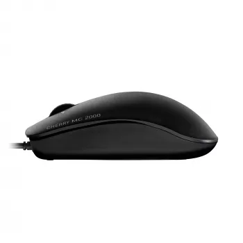 CHERRY MC 2000 Ενσύρματο Ποντίκι με Τροχό Κλίσης, Μαύρο, USB