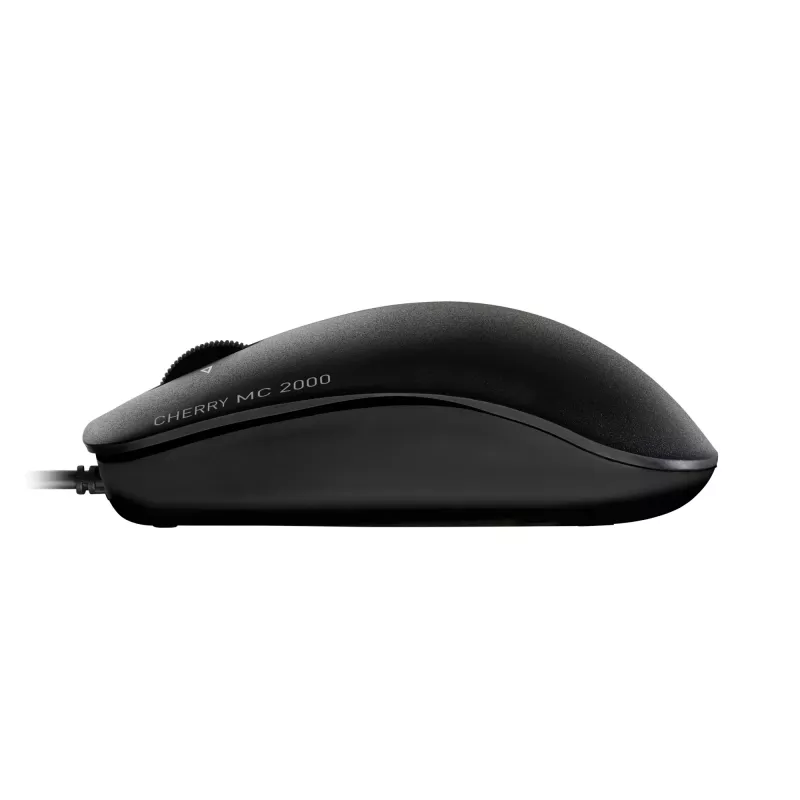 CHERRY MC 2000 Ενσύρματο Ποντίκι με Τροχό Κλίσης, Μαύρο, USB