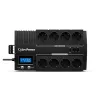CyberPower BR1200ELCD Αδιάλειπτη παροχή ισχύος (UPS) Line-Interactive 1,2 kVA 720 W 8 υποδοχές AC