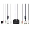 LevelOne 2-Port USB DVI-D Single Link καλώδιο KVM Switch, υποστήριξη ήχου