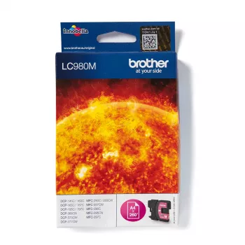 Brother LC980M Μελανοδοχείο 1 τεμ. Γνήσιο Magenta