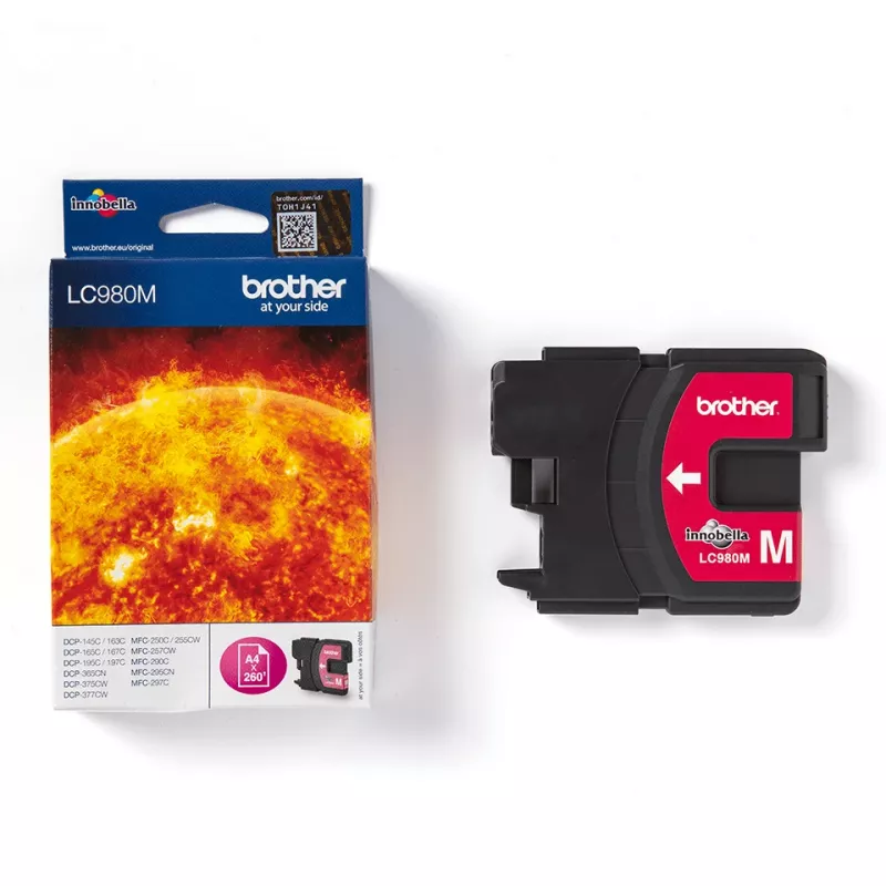 Brother LC980M Μελανοδοχείο 1 τεμ. Γνήσιο Magenta