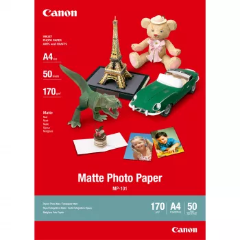 Canon MP-101 Ματ φωτογραφικό χαρτί A4 - 50 φύλλα, 170 g/m², A4 (210 x 297 mm), 50 φύλλα