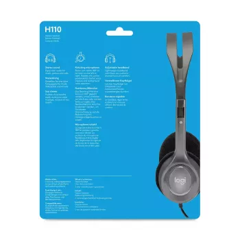 LOGITECH H110 – 3,5 mm – Στερεοφωνικό headset