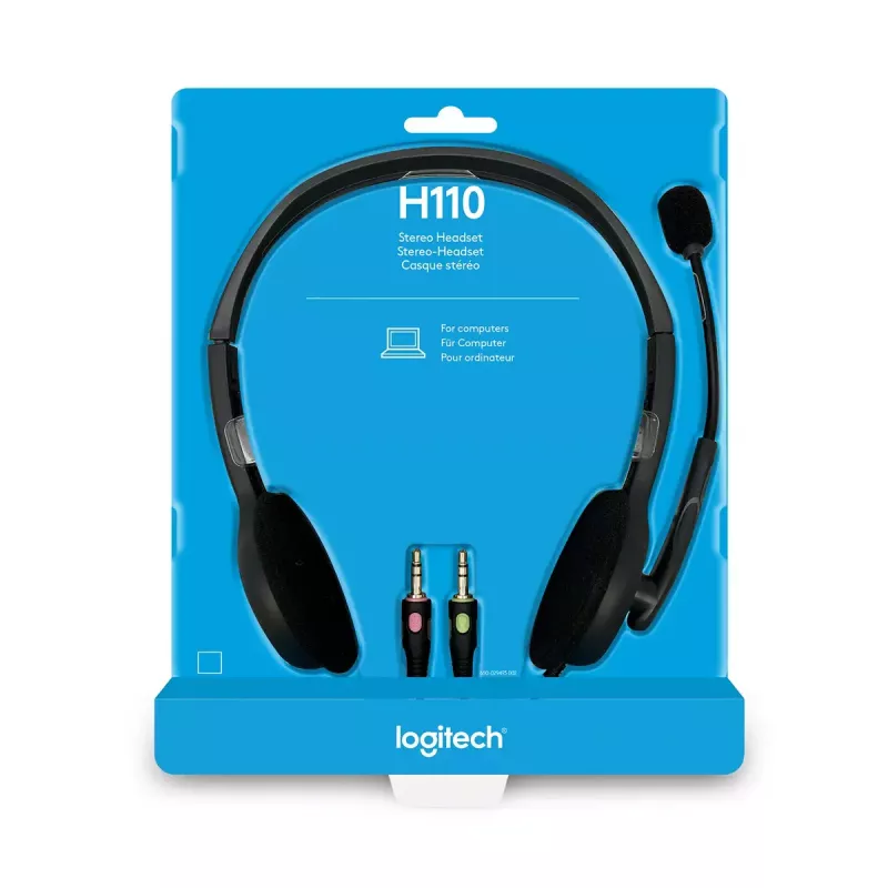 LOGITECH H110 – 3,5 mm – Στερεοφωνικό headset