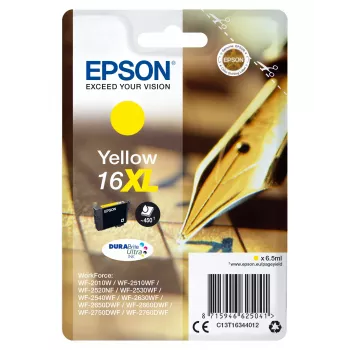Epson Στυλό και σταυρόλεξο Ατομική συσκευασία Κίτρινο 16XL DURABrite Ultra μελάνη