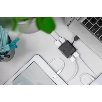 DIGITUS USB 2.0 High-speed Hub 4 θυρών (da-70217)