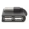 DIGITUS USB 2.0 High-speed Hub 4 θυρών (da-70217)
