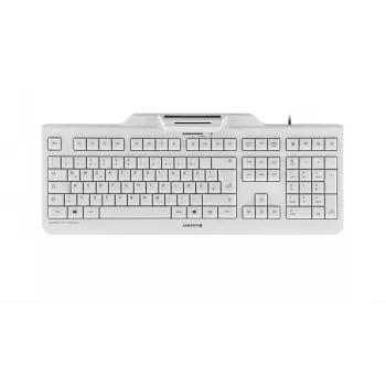 CHERRY KC 1000 SC Office USB QWERTZ Γερμανικό γκρι πληκτρολόγιο