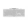 CHERRY KC 1000 SC Office USB QWERTZ Γερμανικό γκρι πληκτρολόγιο
