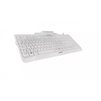 CHERRY KC 1000 SC Office USB QWERTZ Γερμανικό γκρι πληκτρολόγιο