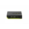 LevelOne 2-Port USB VGA KVM Switch, 2048 x 1536 Pixel, μαύρο, πράσινο