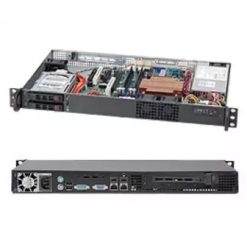 Κουτί διακομιστή Supermicro SuperChassis 510T-203B Rack μαύρο