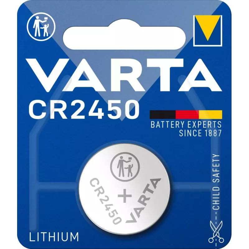 VARTA μπαταρία λιθίου κουμπί CR2450 3V