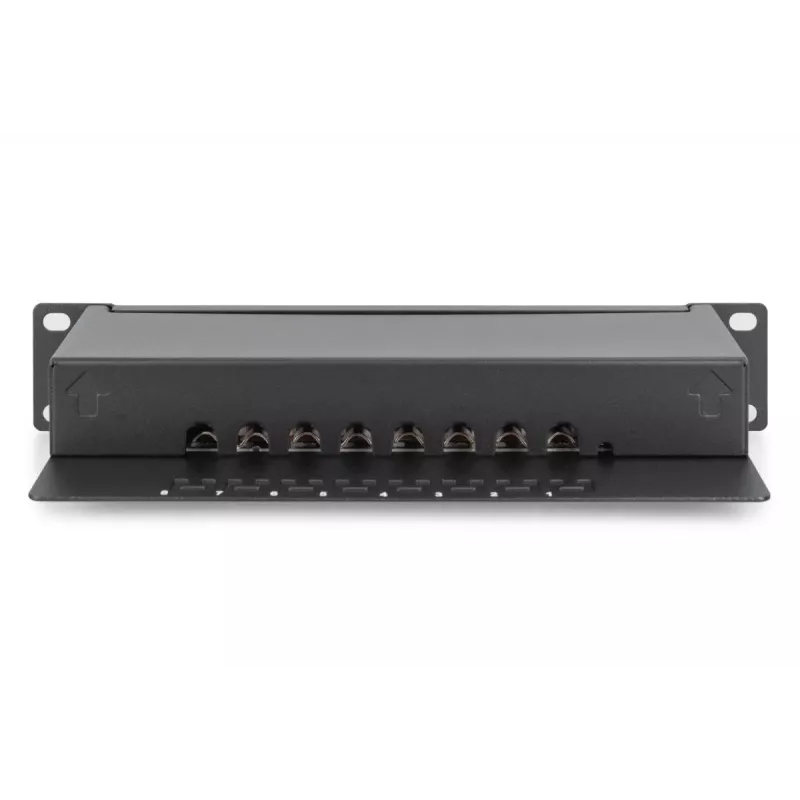 DIGITUS Patchpanel CAT6 8-Port θωρακισμένο μαύρο 10in