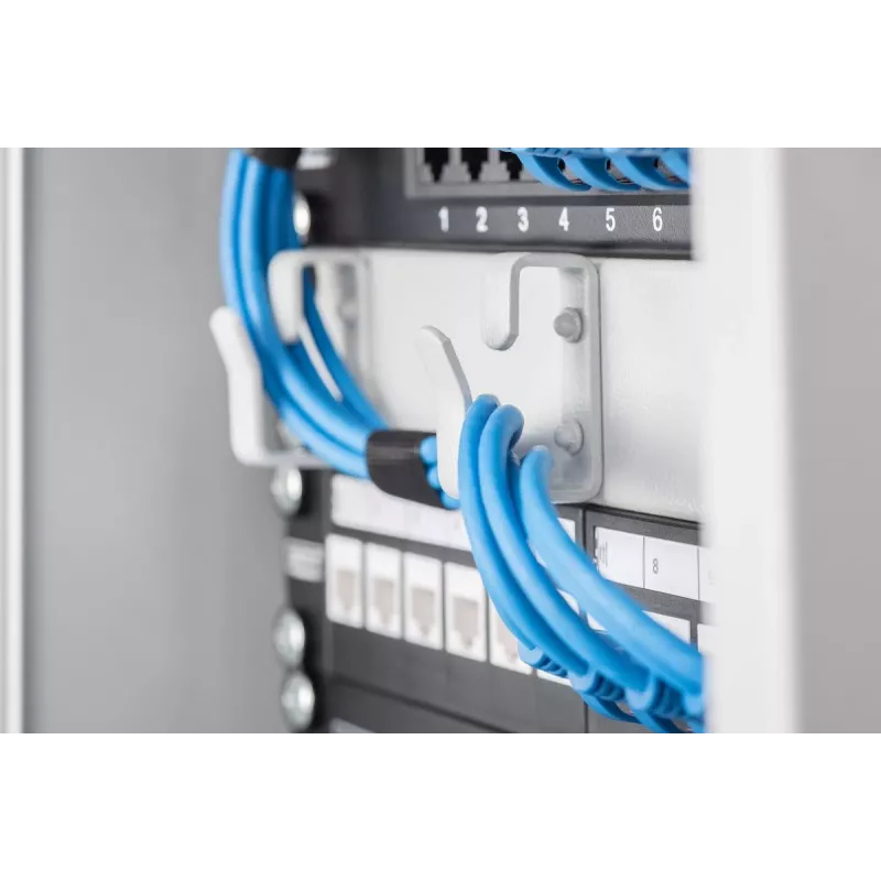 DIGITUS Patchpanel CAT6 8-Port θωρακισμένο μαύρο 10in