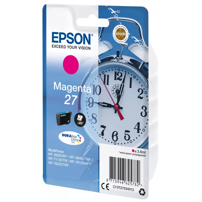 Epson Alarm clock Einzelpackung ματζέντα 27 DURABrite Ultra Ink