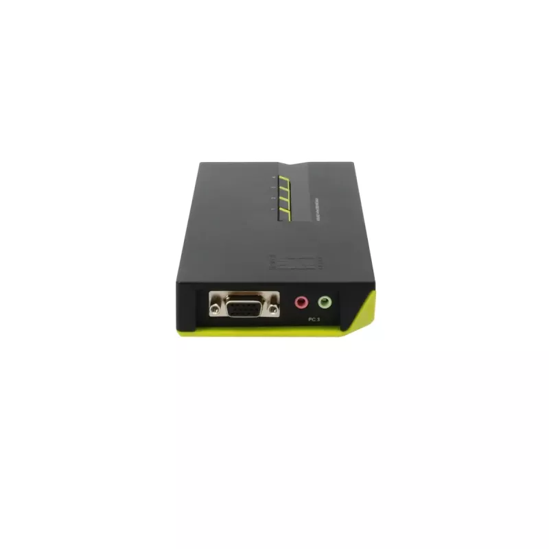 LevelOne 4-Port USB VGA KVM Switch, υποστήριξη ήχου