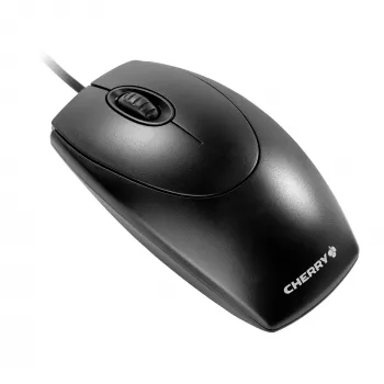 CHERRY WHEELMaus Οπτικό Ποντίκι με καλώδιο, Μαύρο, PS2/USB