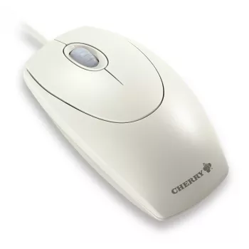 CHERRY WHEELMaus Οπτικό ποντίκι με καλώδιο, ανοιχτό γκρι, PS2/USB