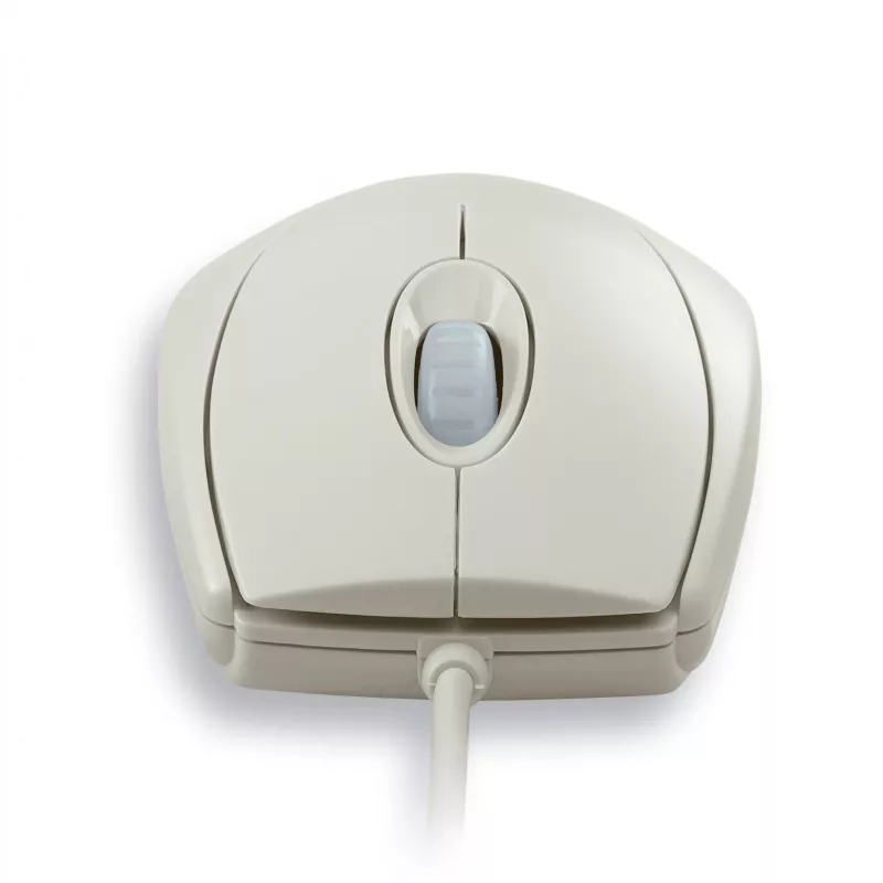 CHERRY WHEELMaus Οπτικό ποντίκι με καλώδιο, ανοιχτό γκρι, PS2/USB