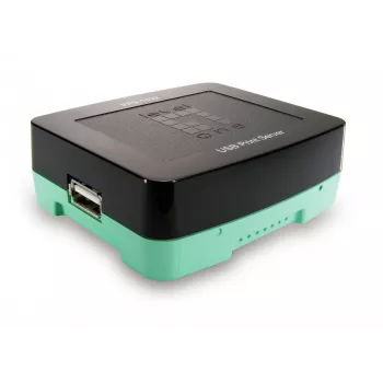 LevelOne Διακομιστής Εκτύπωσης USB, Μαύρο, Πράσινο, Δραστηριότητα, Σύνδεση, Ισχύς, Κατάσταση, Ταϊβάν, Ethernet LAN, IEEE 802.3, IEEE 802.3u, 10,100 Mbit/s