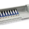 Equip Patch Panel 24 Θυρών Cat.6 θωρακισμένο, ανοιχτό γκρι