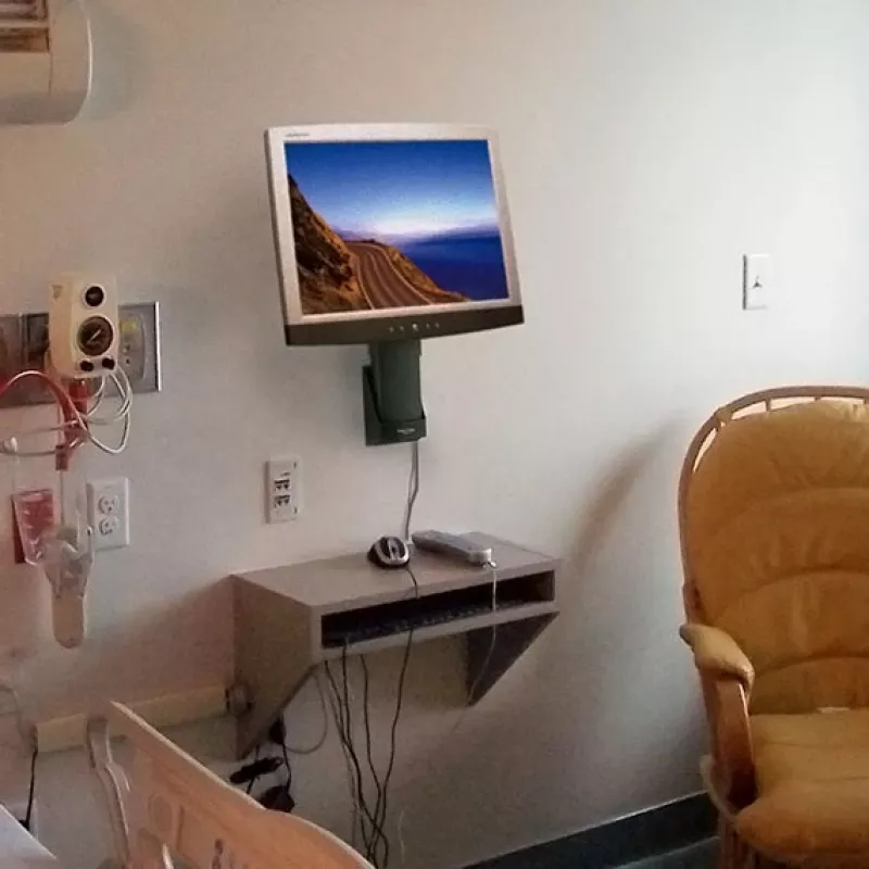 Επιτοίχια βάση Lift Ergotron Neo-Flex 61 cm (24 ίντσες) Μαύρο