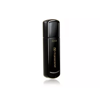 TRANSCEND Jetflash 350 - 32GB USB Stick - USB 2.0 - Μαύρο